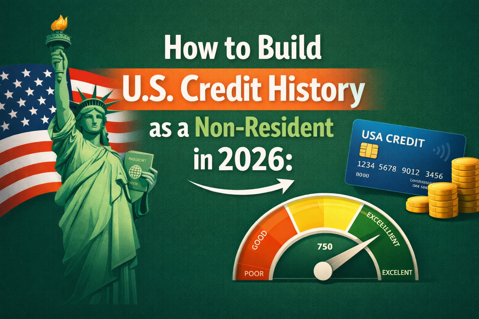 How to Build U.S. Credit History as a Non-Resident in 2026