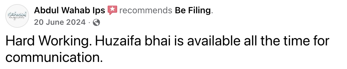 Client review